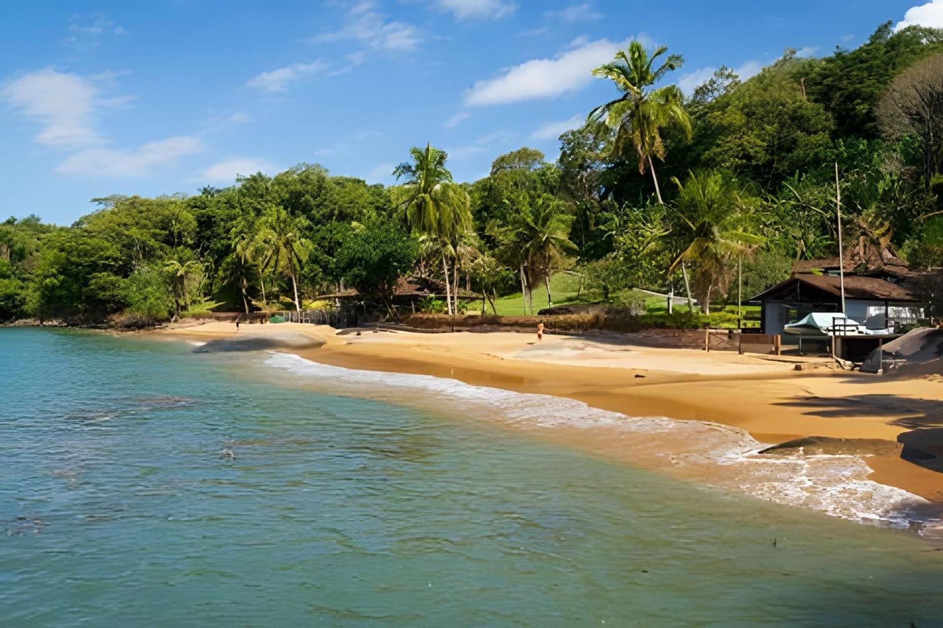 Linda Casa C/ Vista Pro Mar Na Praia Grande Em ปาราตี ภายนอก รูปภาพ
