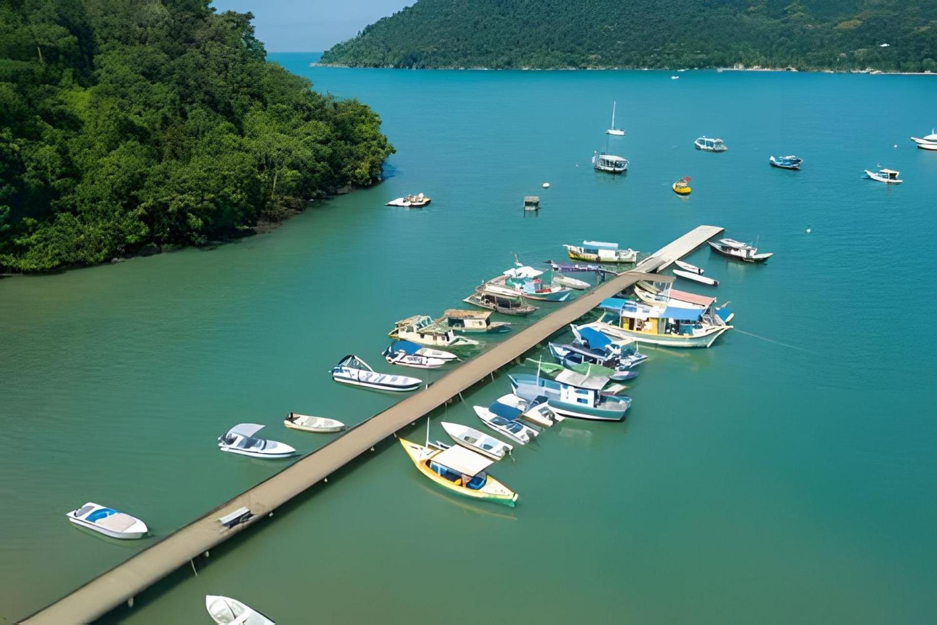 Linda Casa C/ Vista Pro Mar Na Praia Grande Em ปาราตี ภายนอก รูปภาพ